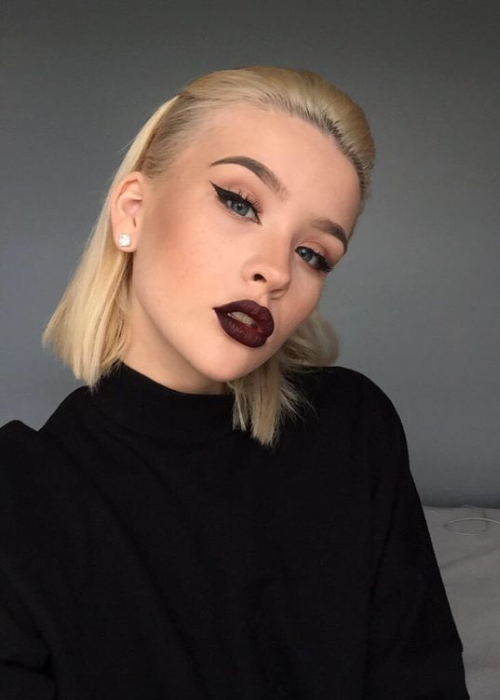 Black Lips Makeup Trend